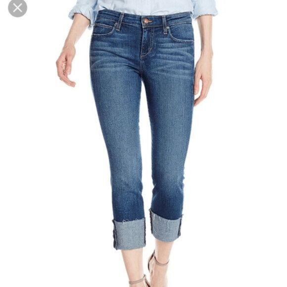 Joe's Jeans Women's Rolled Cuff Best Friend Cropped Jeans size 28 - Picture 1 of 8